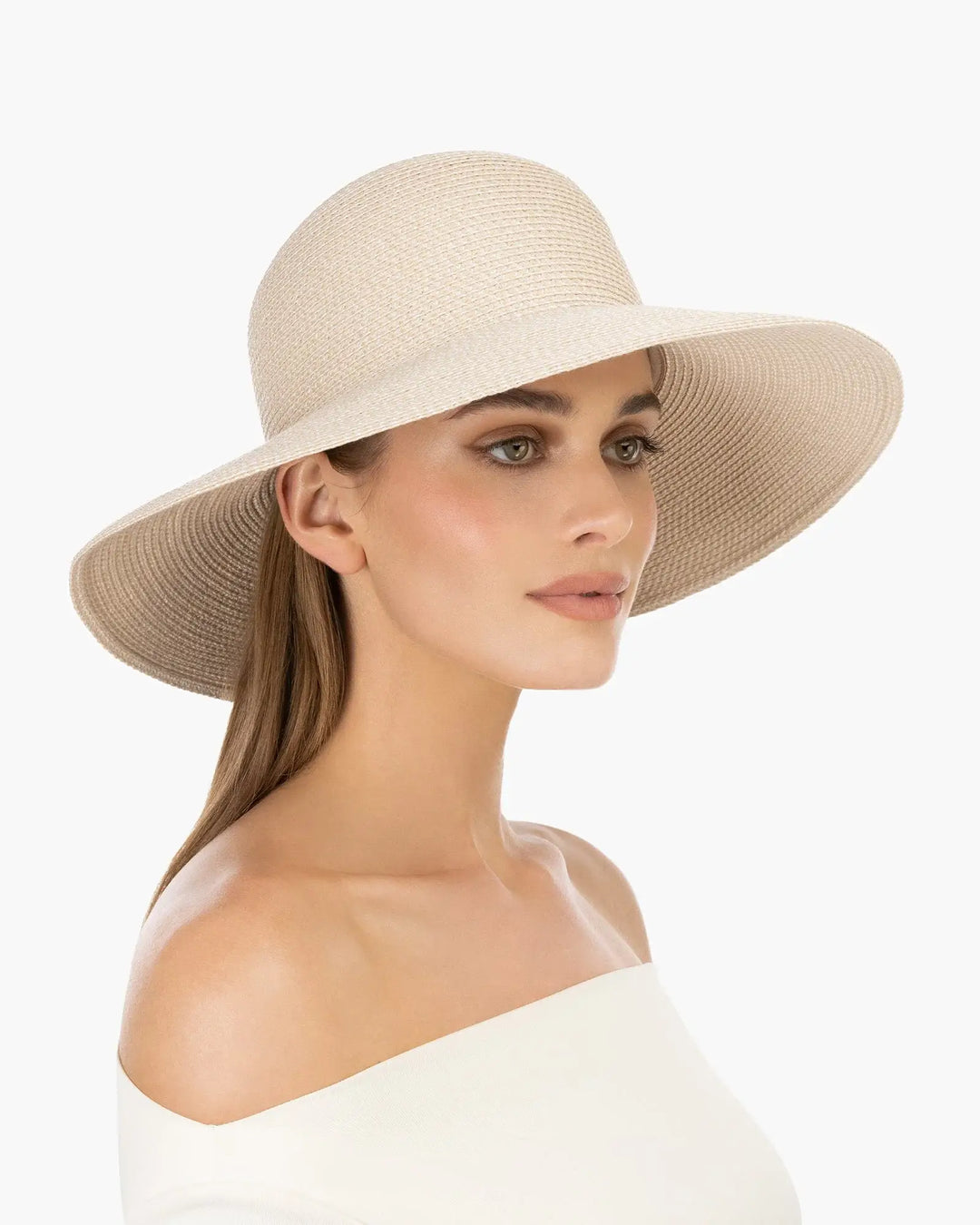 Eric Javits Hampton Hat in Cream