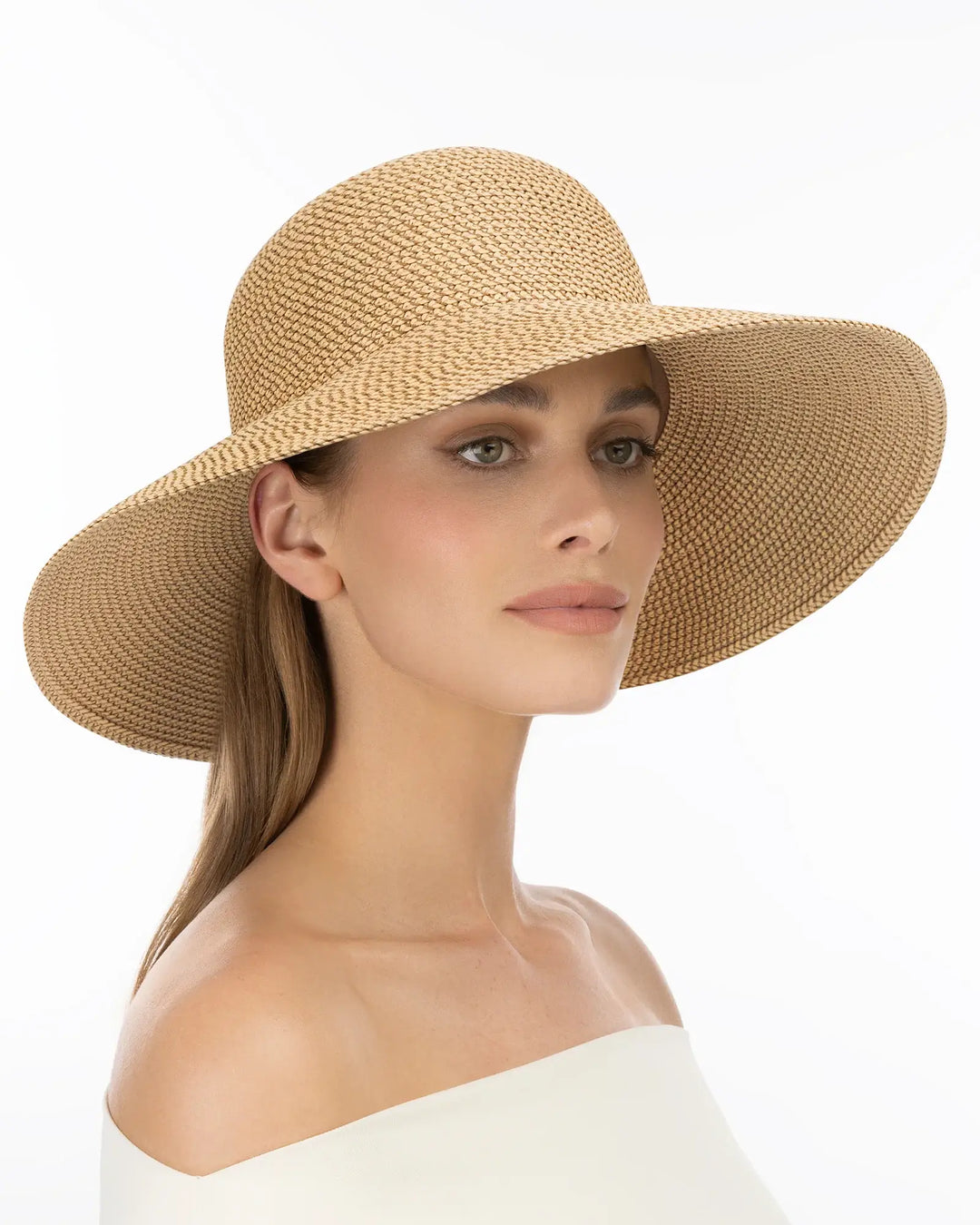 Eric Javits Hampton Hat in Peanut - Mildred Hoit