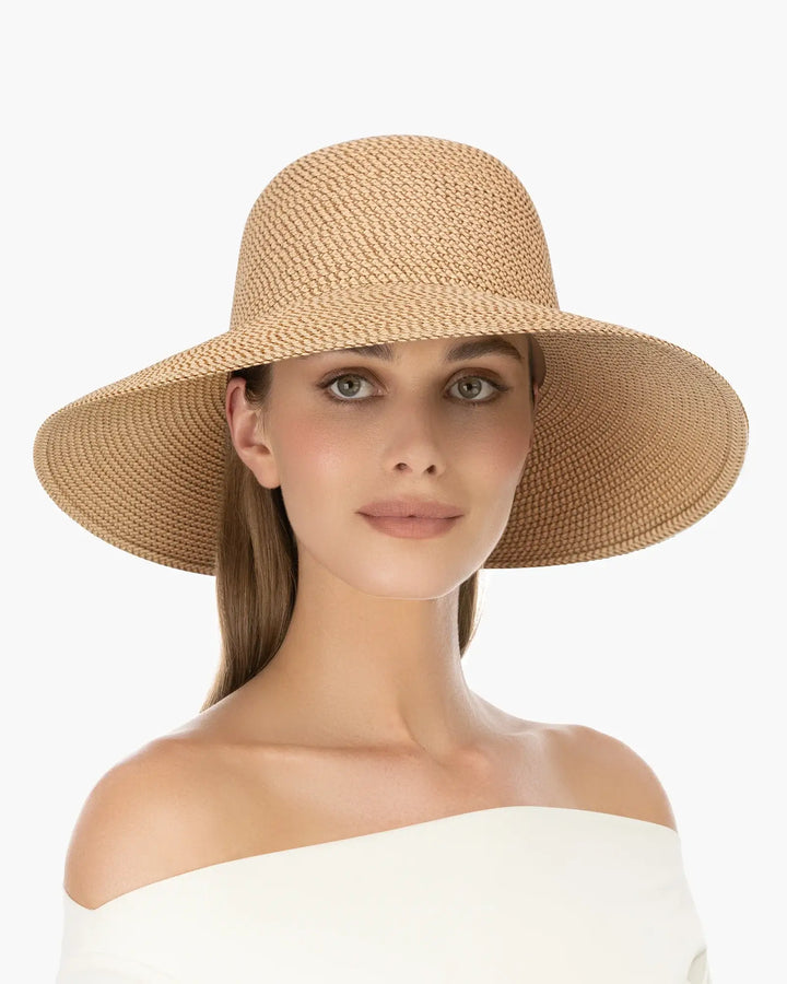 Eric Javits Hampton Hat in Peanut - Mildred Hoit