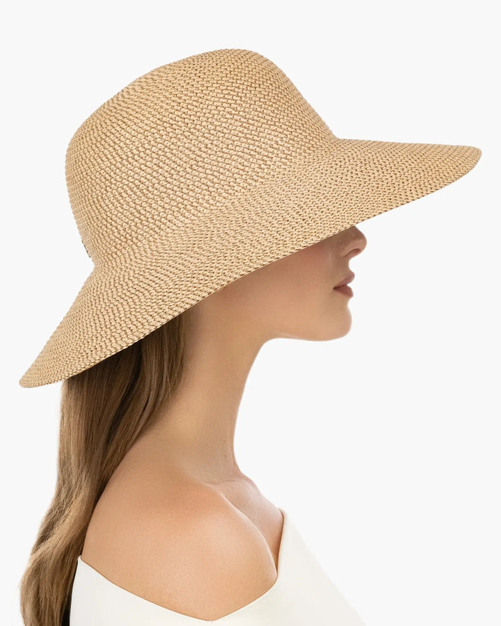 Eric Javits Hampton Hat in Peanut - Mildred Hoit