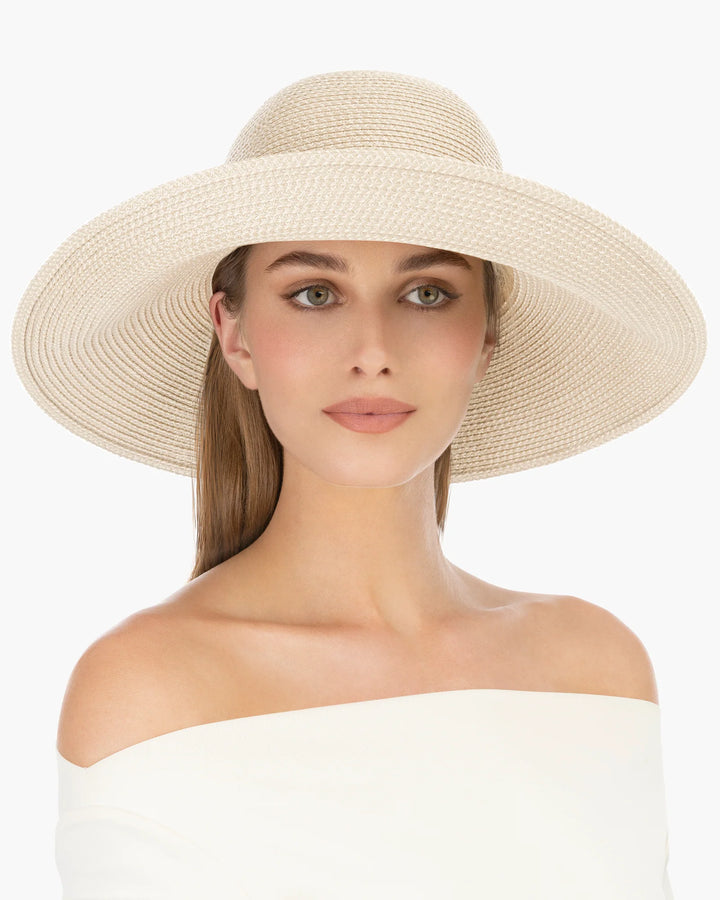 Eric Javits Bella Hat in Cream - Mildred Hoit