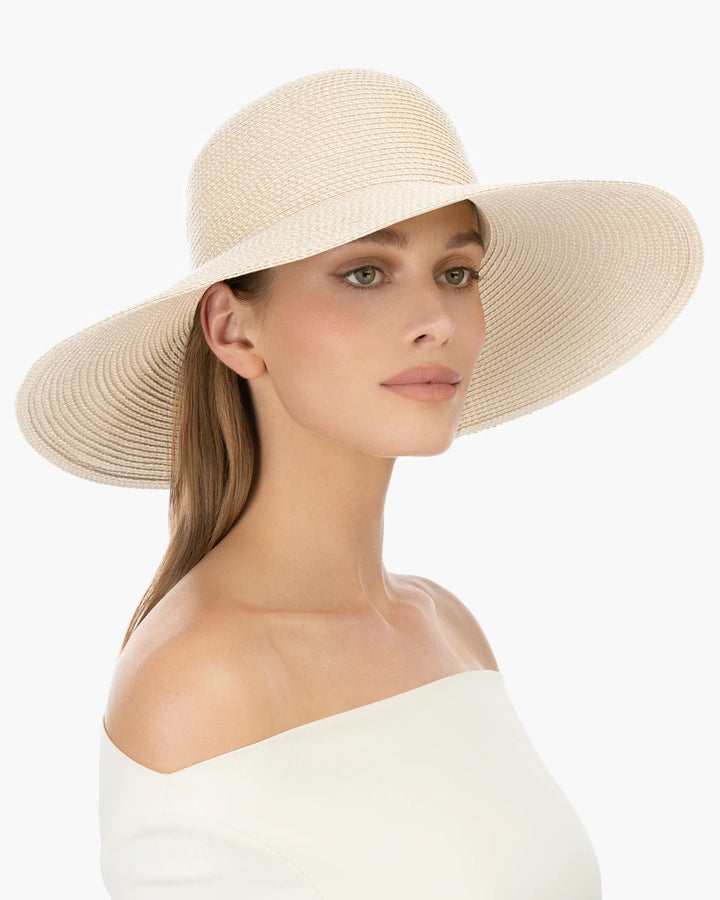 Eric Javits Bella Hat in Cream - Mildred Hoit