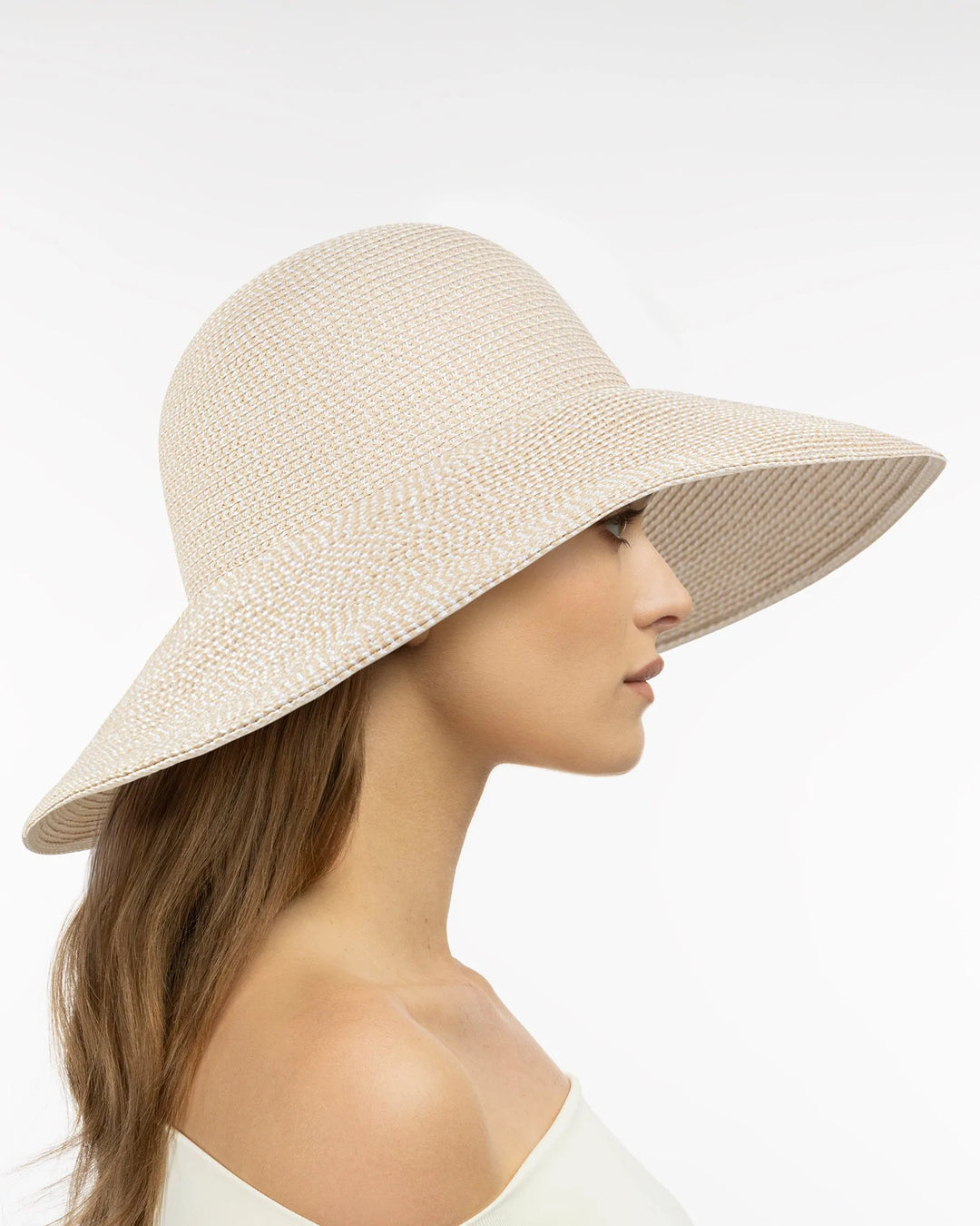 Eric Javits Bella Hat in Cream - Mildred Hoit