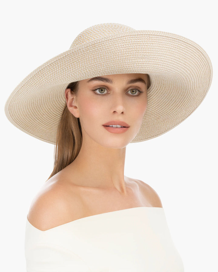 Eric Javits Bella Hat in Cream - Mildred Hoit