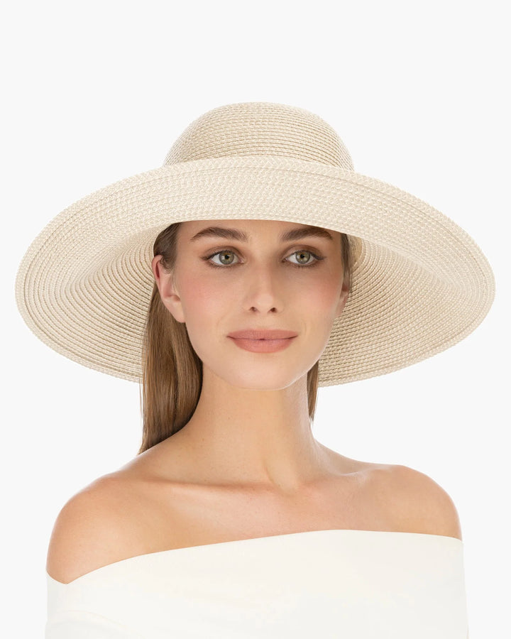 Eric Javits Bella Hat in Cream - Mildred Hoit