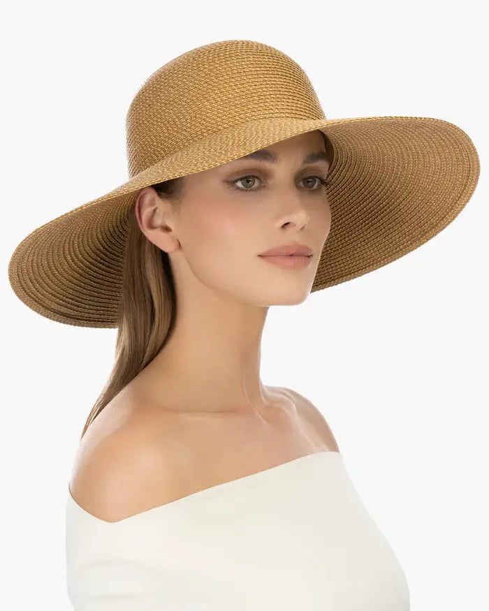 Eric Javits Bella Hat in Natural - Mildred Hoit