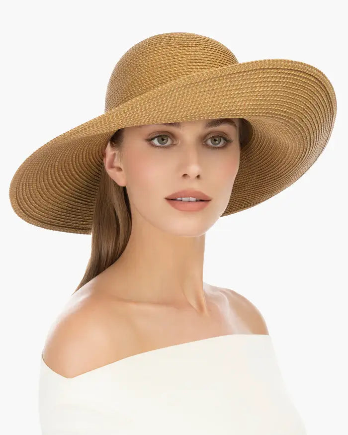 Eric Javits Bella Hat in Natural - Mildred Hoit