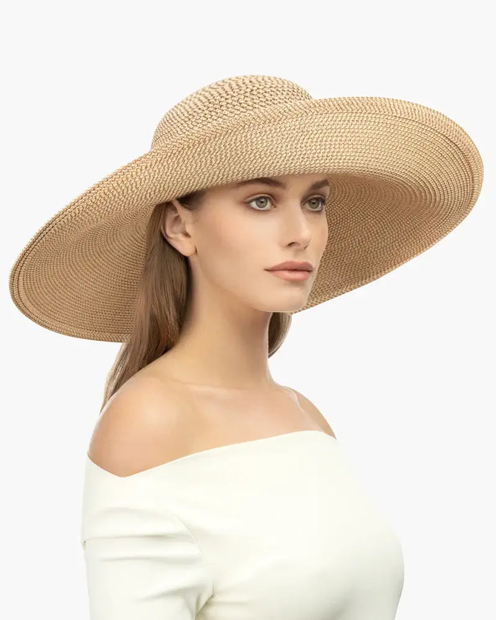 Eric Javits Floppy Hat in Peanut - Mildred Hoit