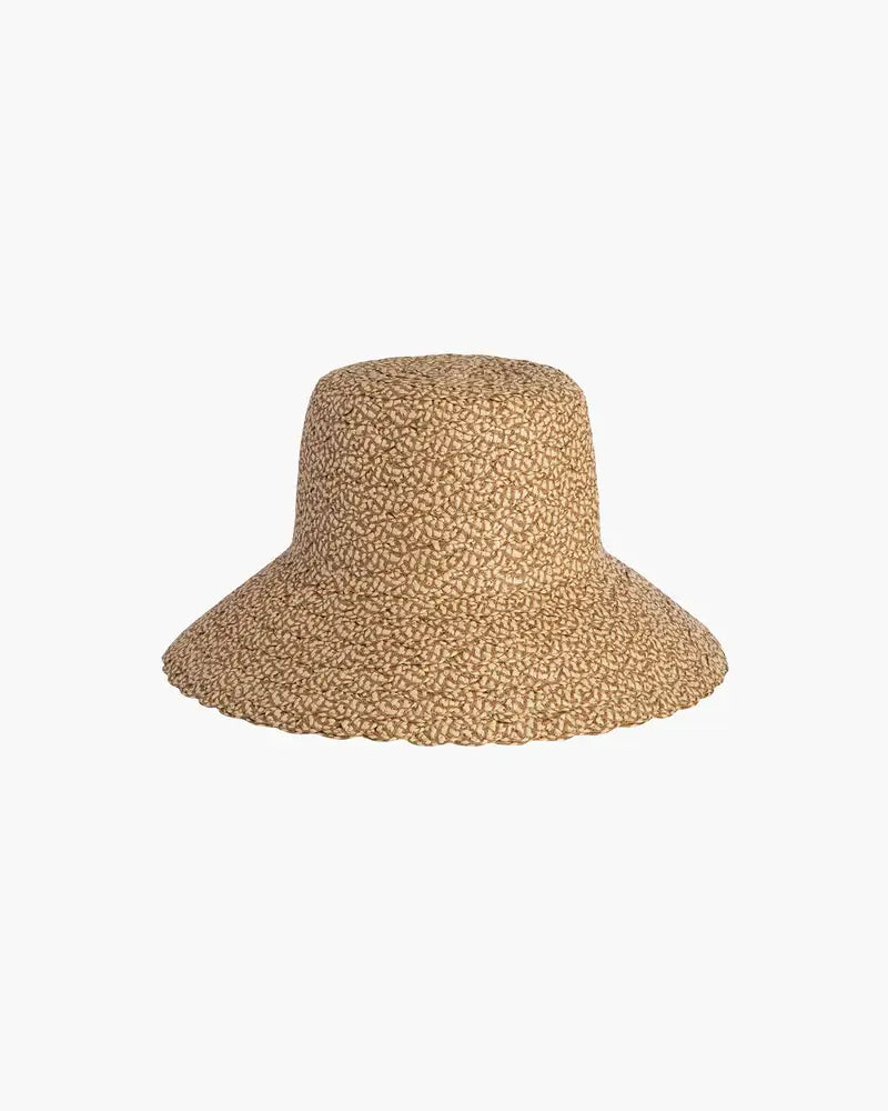 Eric Javits Valeria Bucket Hat in Peanut - Mildred Hoit