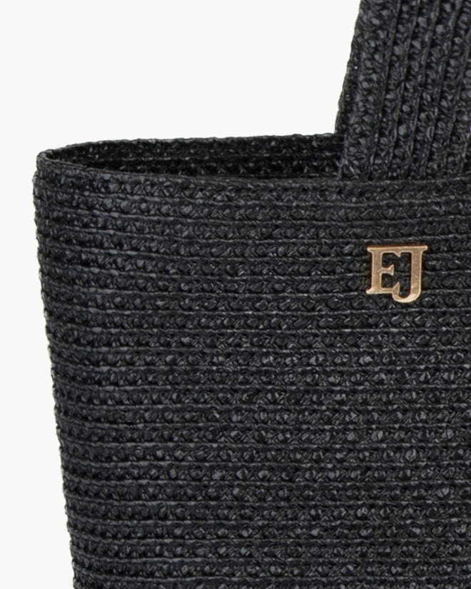 Eric Javits Squishee Tote II in Black - Mildred Hoit