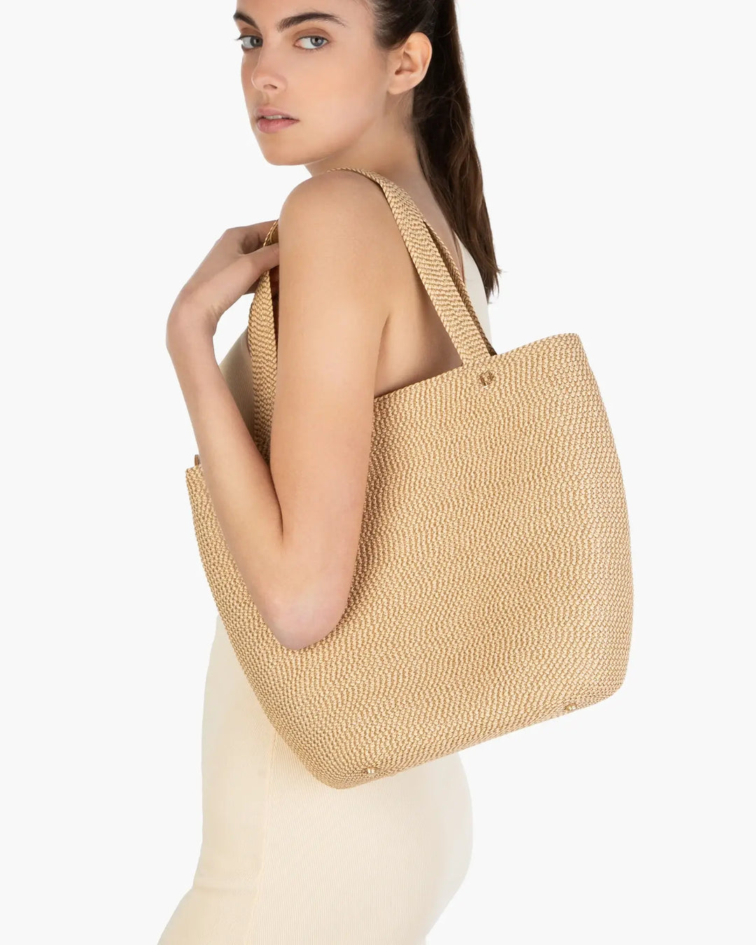 Eric Javits Squishee® Tote II in Peanut