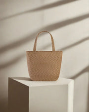 Eric Javits Squishee Tote II in Tabac Speckle