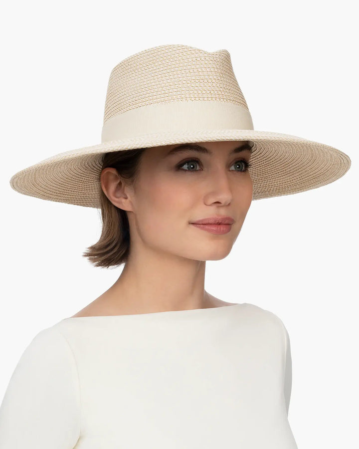 Eric Javits Daphne Fedora Hat in Cream - Mildred Hoit