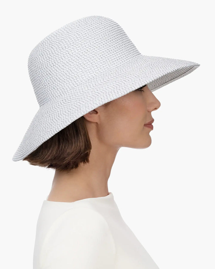 Eric Javits Hampton Hat in Ice - Mildred Hoit