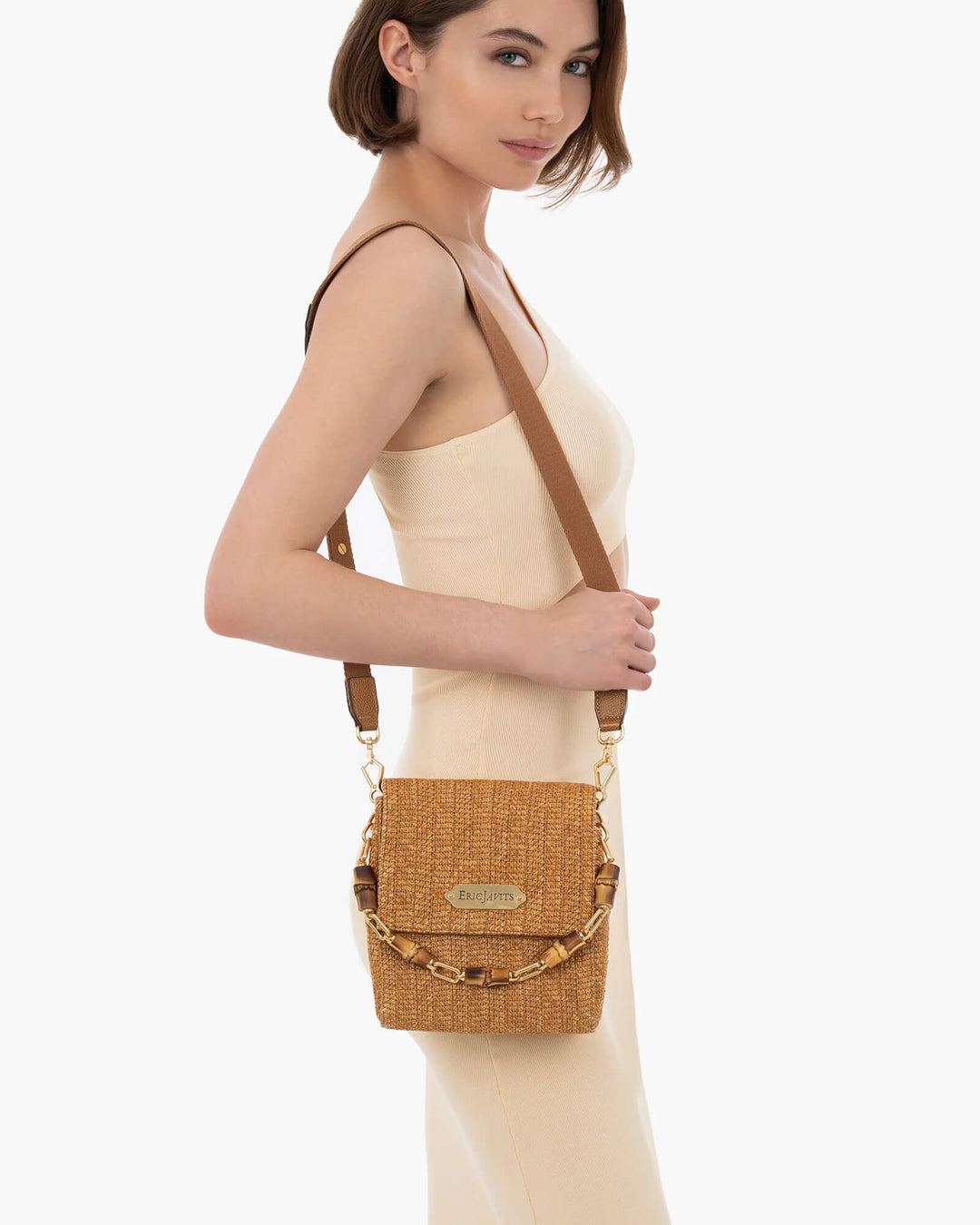 Eric Javits Portofino Handbag in Butterscotch - Mildred Hoit