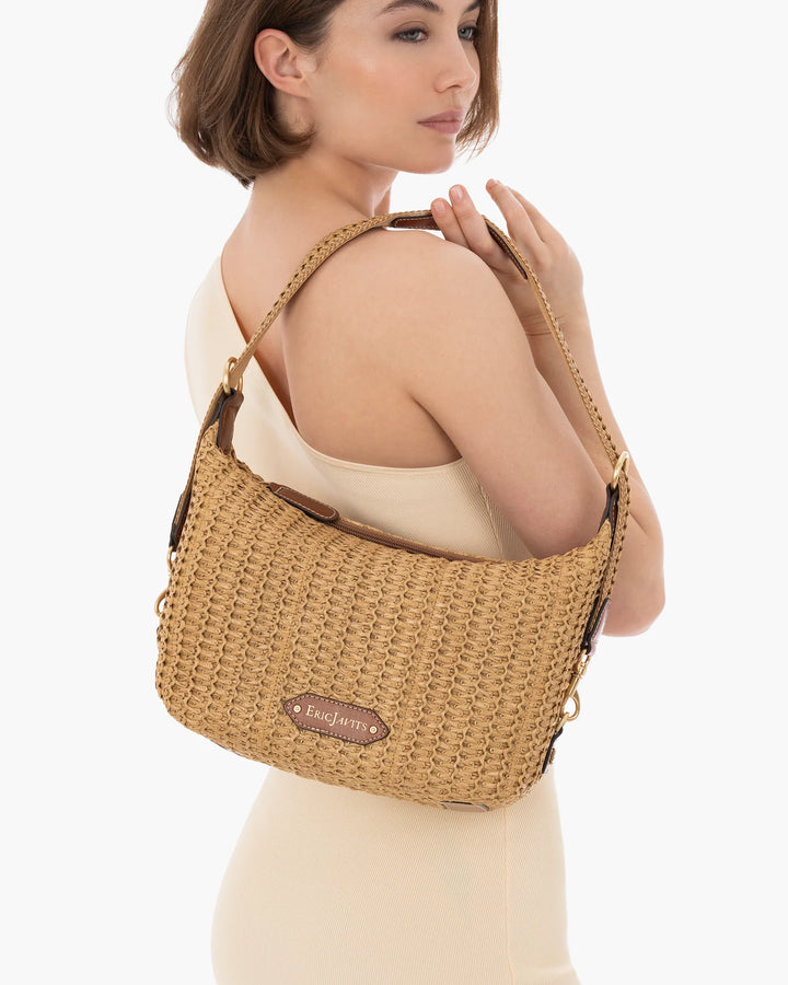Eric Javits Jessica Bag in Natural - Mildred Hoit