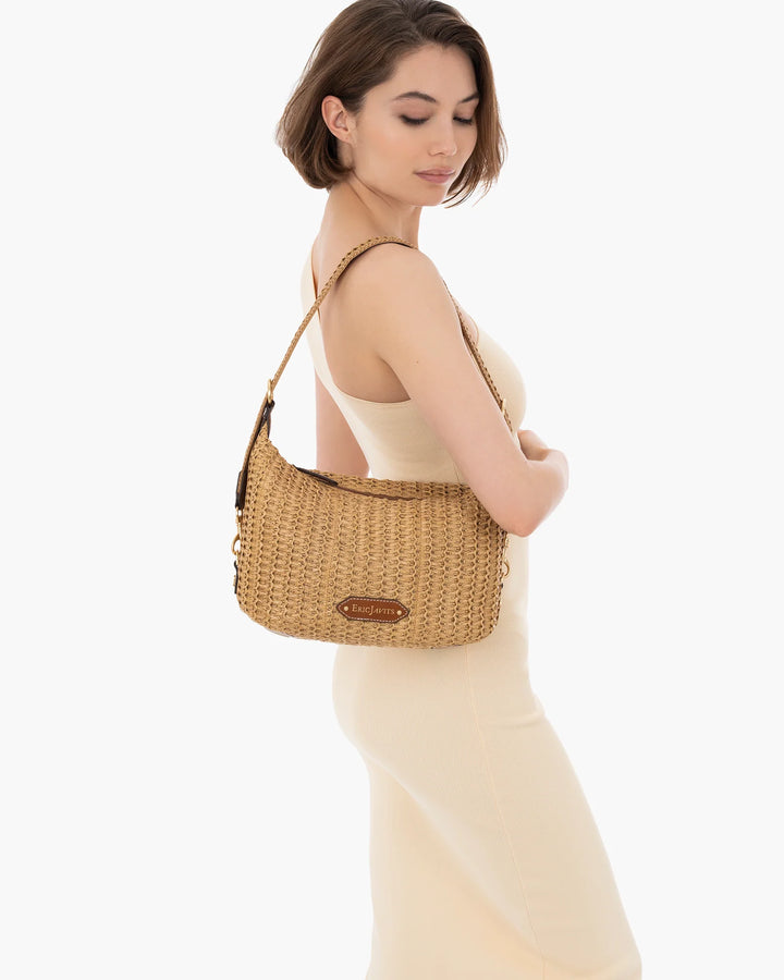 Eric Javits Jessica Bag in Natural - Mildred Hoit