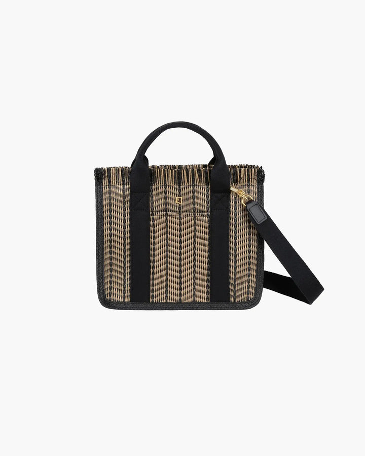 Eric Javits Maku Bag in Black Mix - Mildred Hoit