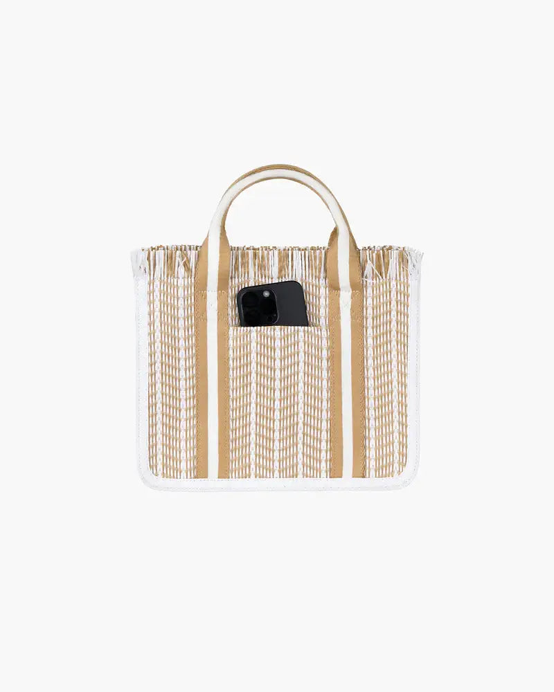 Eric Javits Maku Bag in White Mix