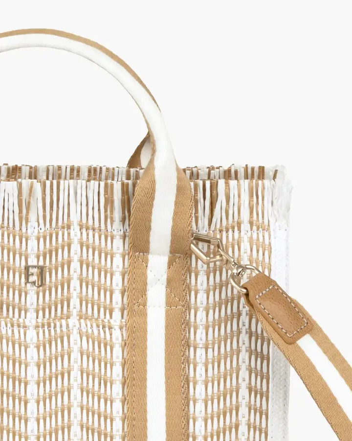 Eric Javits Maku Bag in White Mix