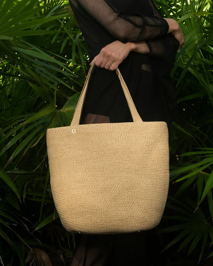 Eric Javits Squishee® Tote II in Peanut