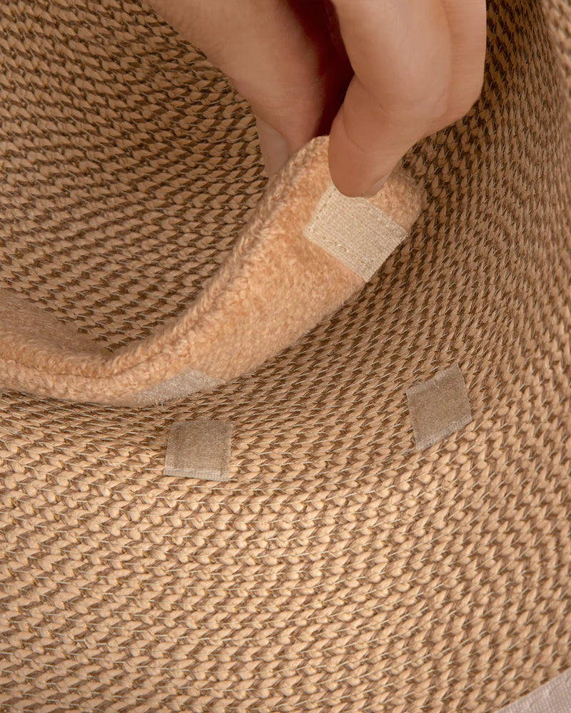 Eric Javits Pamie Visor in Peanut - Mildred Hoit