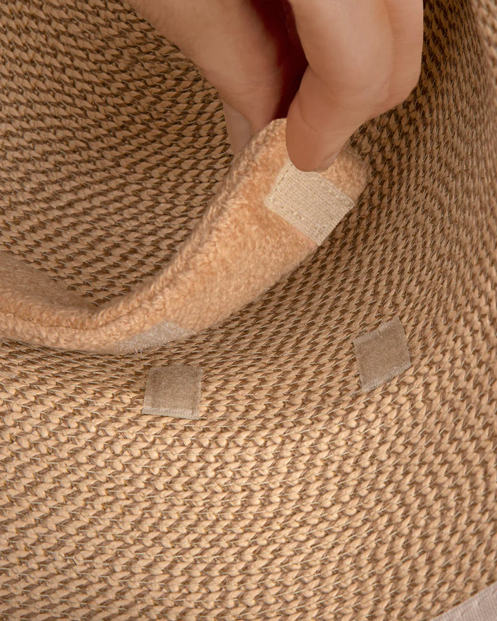 Eric Javits Pamie Visor in Peanut - Mildred Hoit