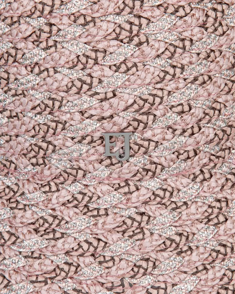 Eric Javits Woven Pith Hat in Blush Mix - Mildred Hoit