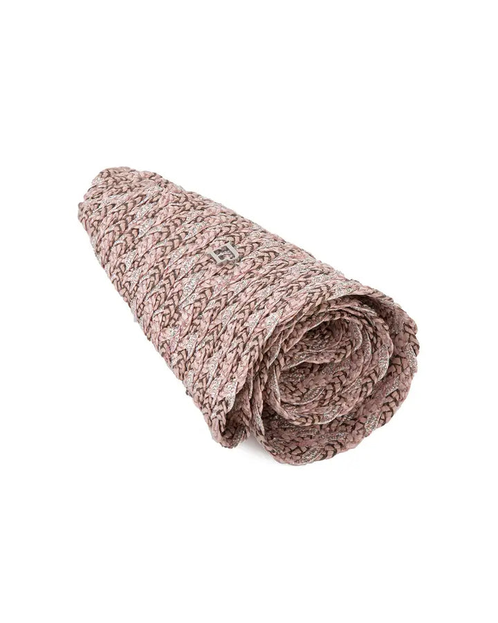 Eric Javits Woven Pith Hat in Blush Mix - Mildred Hoit