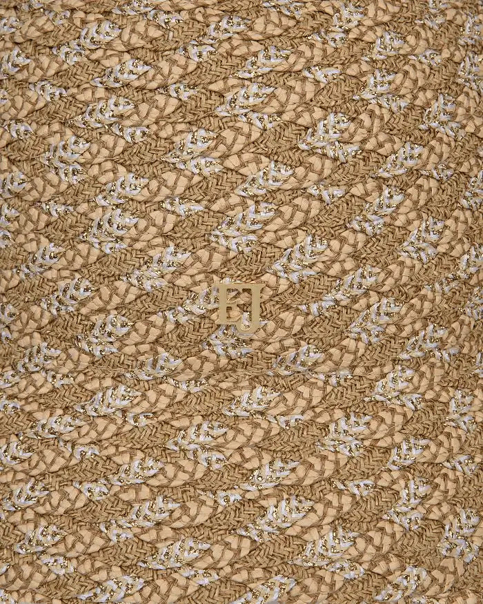 Eric Javits Woven Pith Hat in Peanut Mix - Mildred Hoit