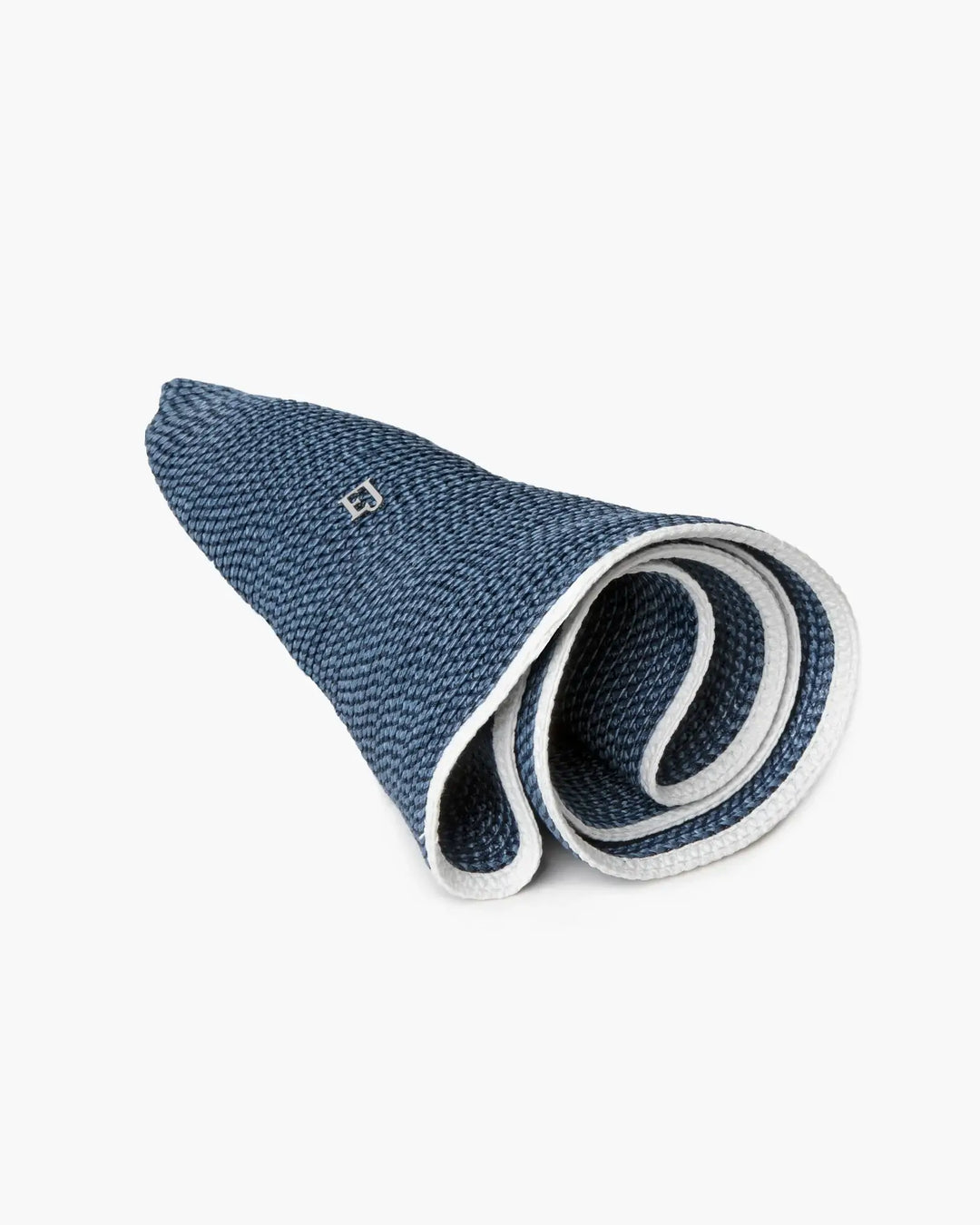 Eric Javits Hampton Hat in Indigo & White - Mildred Hoit