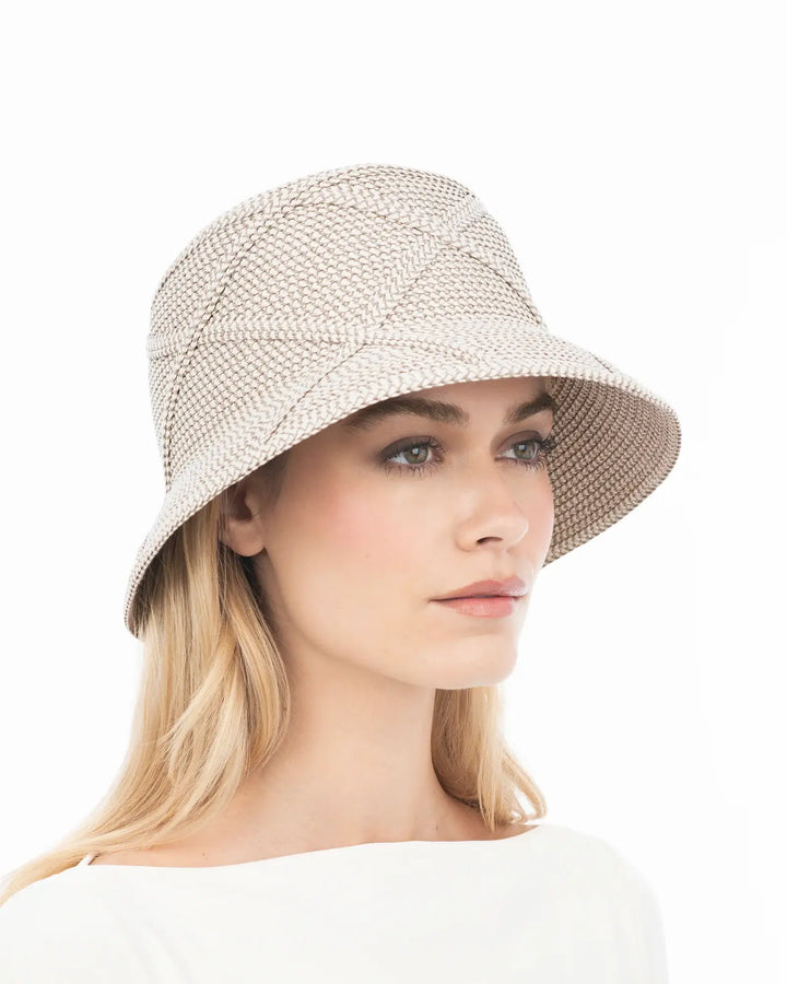 Eric Javits Latticia Hat in Bone - Mildred Hoit
