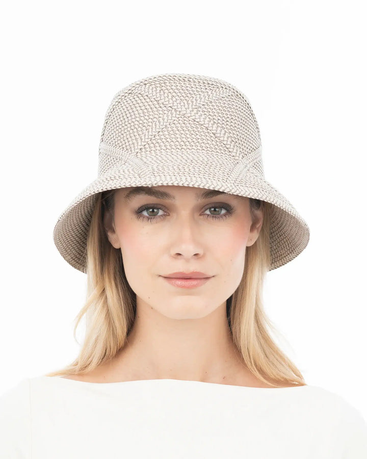 Eric Javits Latticia Hat in Bone - Mildred Hoit