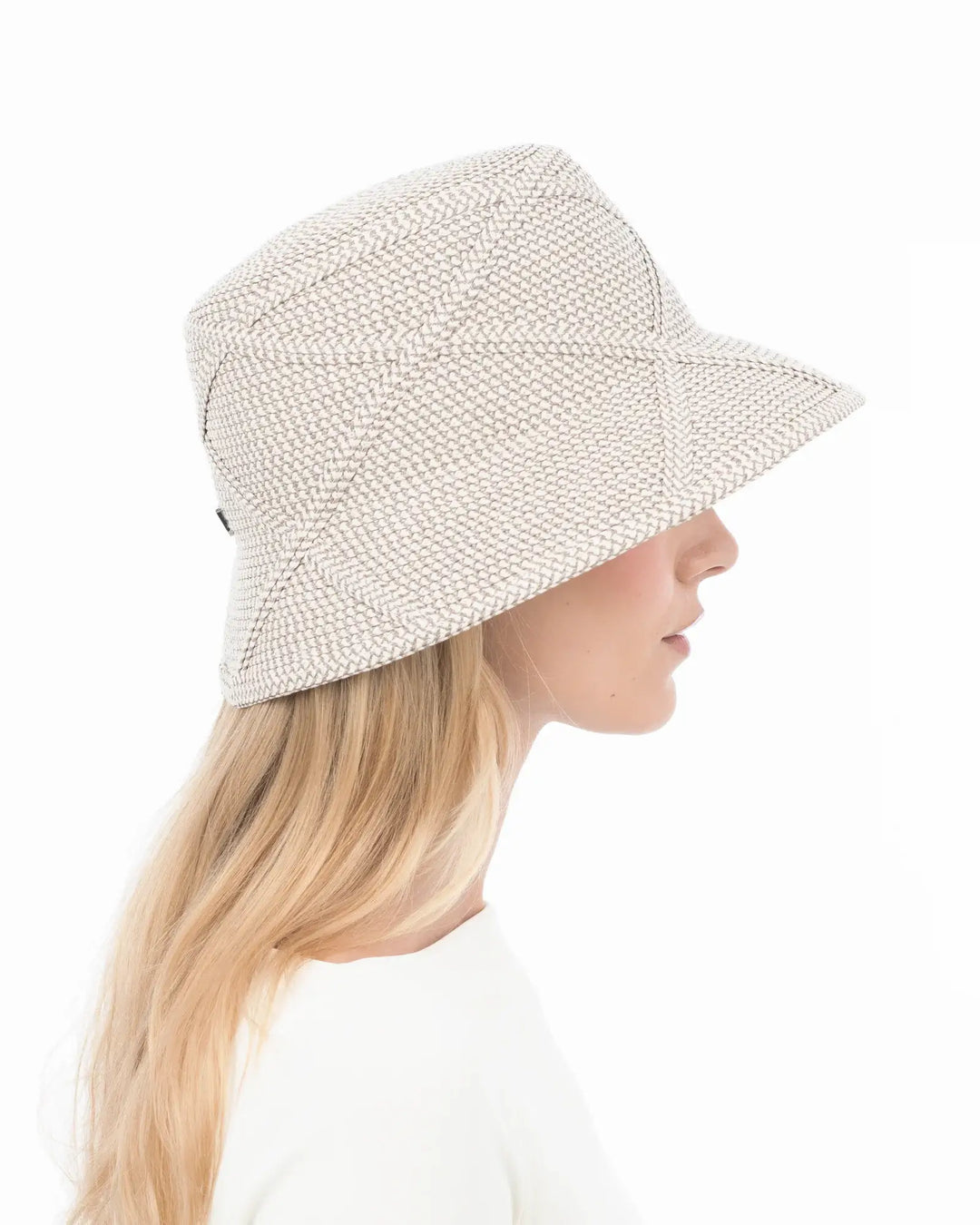 Eric Javits Latticia Hat in Bone - Mildred Hoit