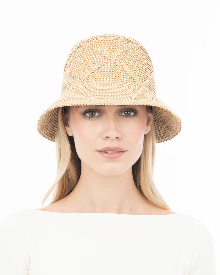 Eric Javits Latticia Hat in Peanut - Mildred Hoit