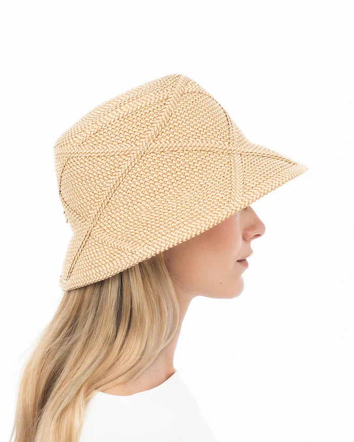 Eric Javits Latticia Hat in Peanut - Mildred Hoit