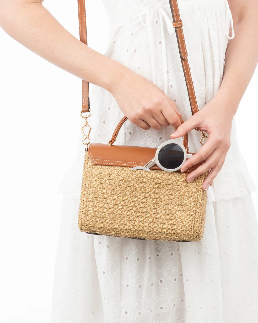 Eric Javits JuJu Bag in Natural - Mildred Hoit