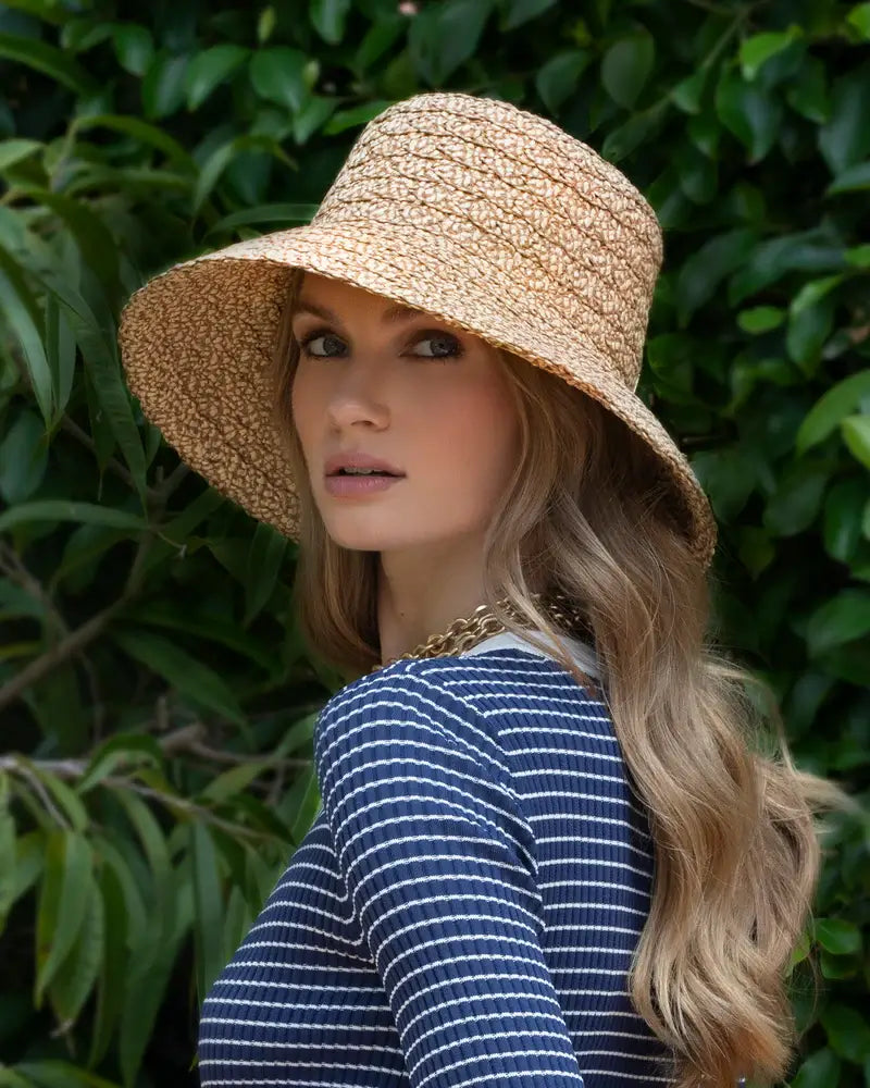 Eric Javits Valeria Bucket Hat in Peanut - Mildred Hoit