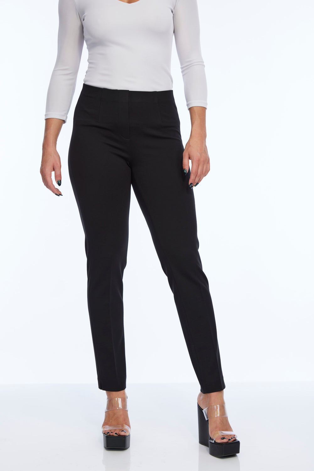 Lior Sasha Ponte Sasha Pant in Black - Mildred Hoit