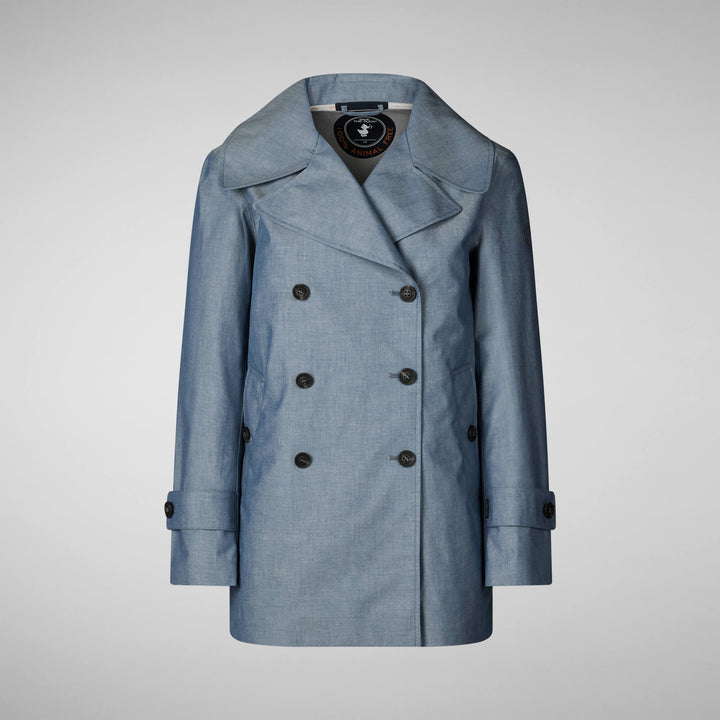 Save The Duck Sela Jacket in Indigo Chambray - Mildred Hoit