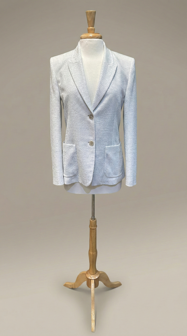 Sequined Blazer Jacket in Panna - Mildred Hoit