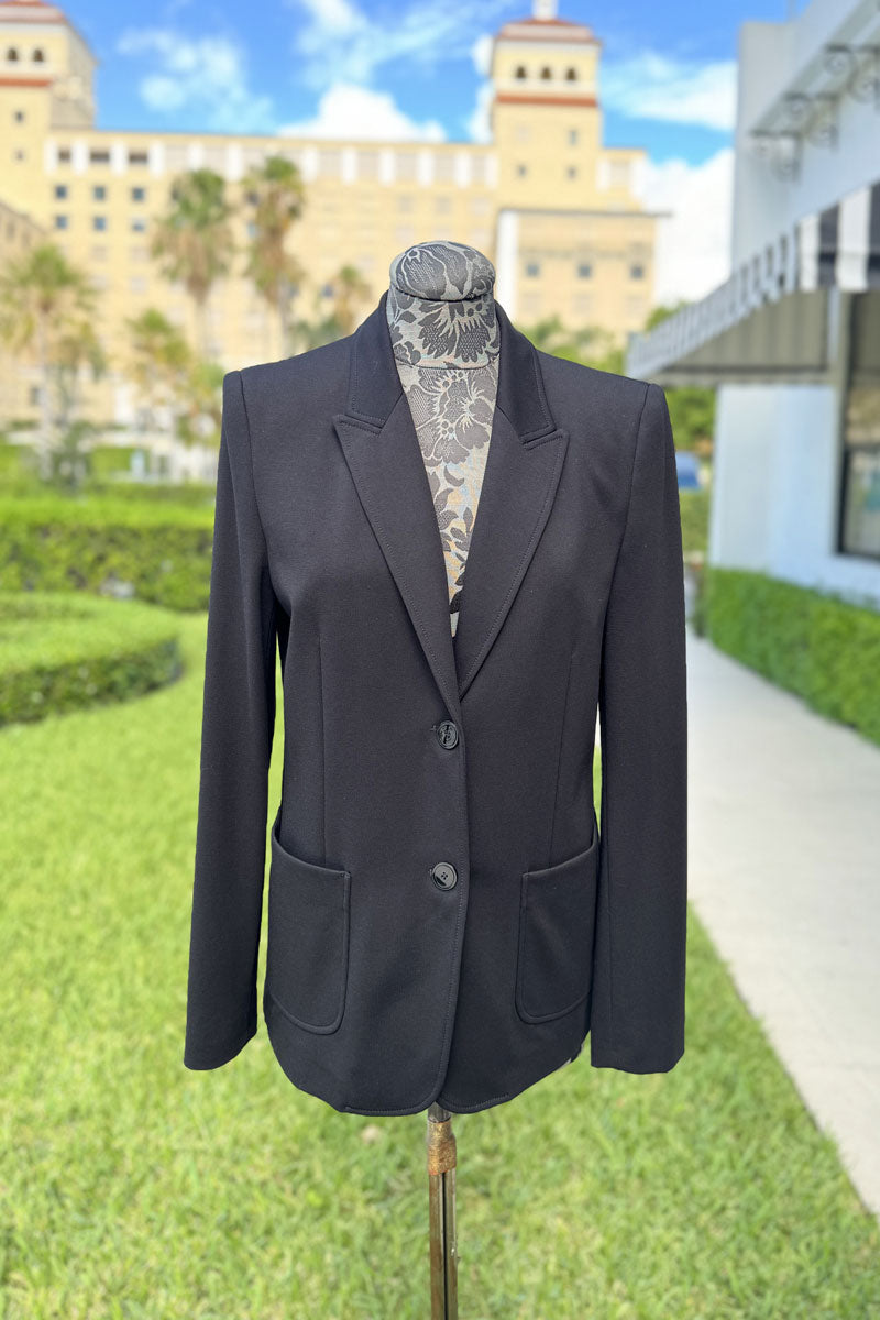 Seventy Textured Blazer in Black available at Mildred Hoit in Palm Beach.