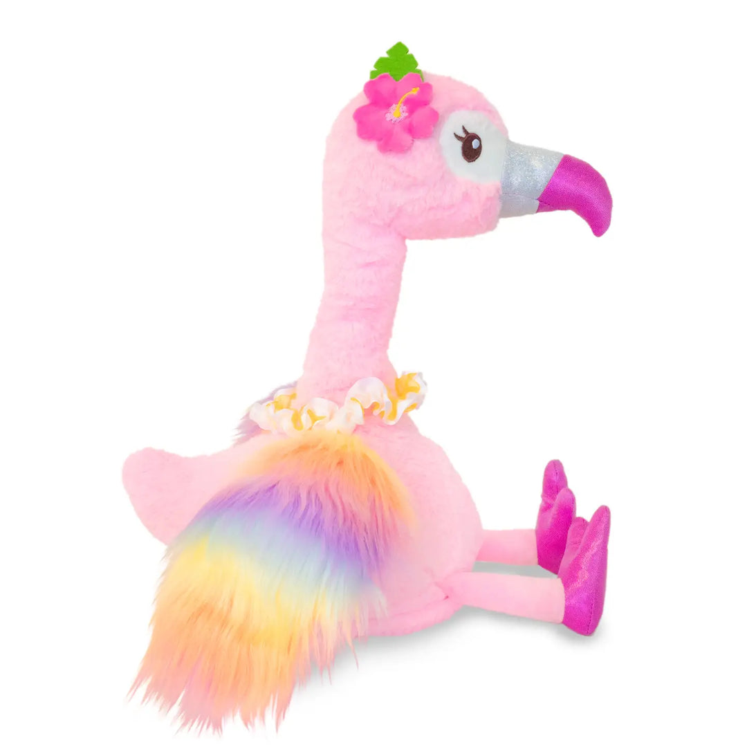 Sunset Susie -Tropical Flamingo Singing Luau Summer Plush - Mildred Hoit