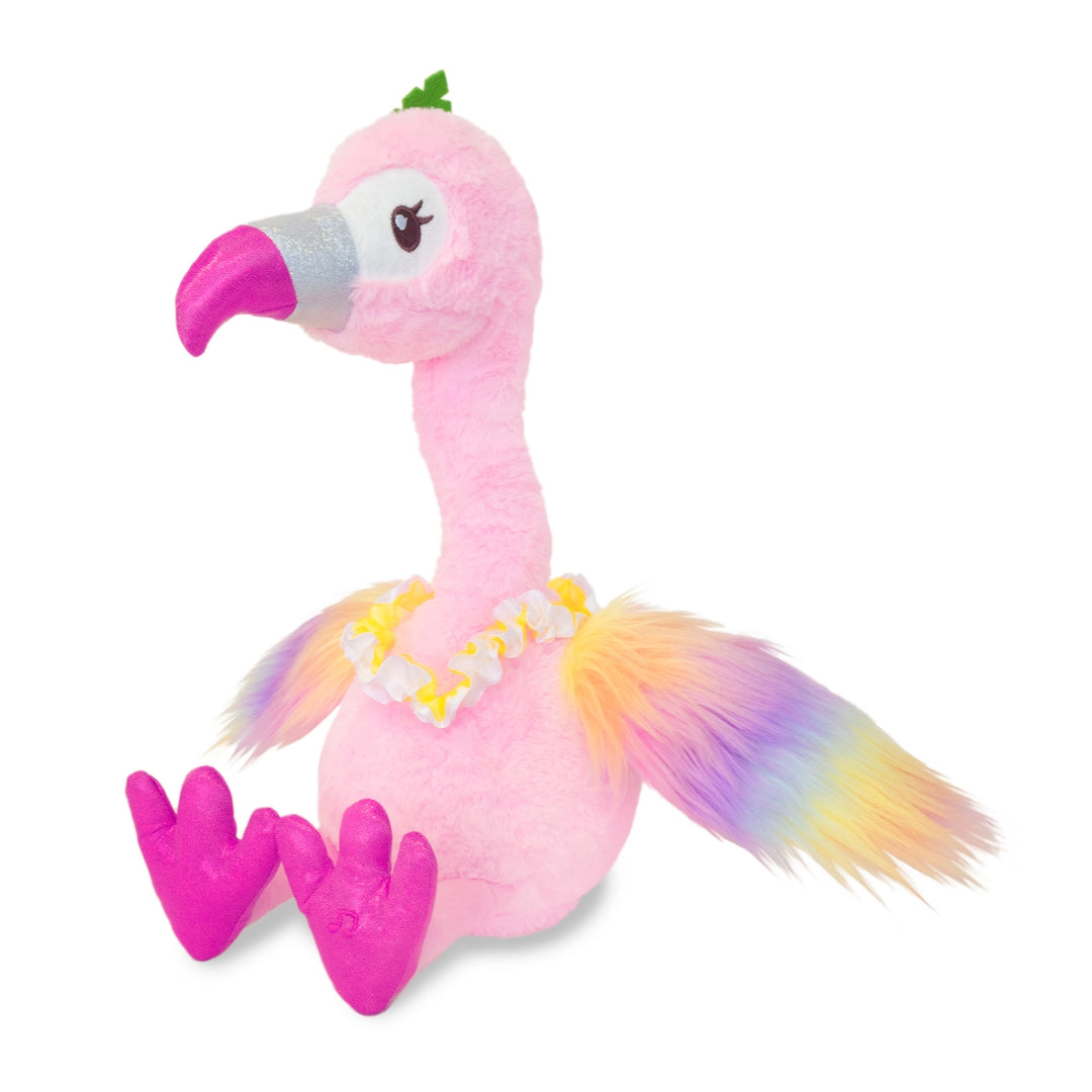 Sunset Susie -Tropical Flamingo Singing Luau Summer Plush - Mildred Hoit