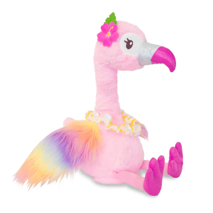Sunset Susie -Tropical Flamingo Singing Luau Summer Plush - Mildred Hoit