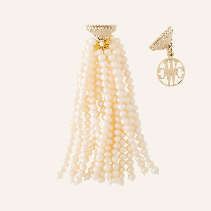 CLARA WILLIAMS FRESHWATER PEARL TASSEL - Mildred Hoit