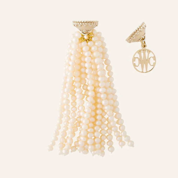 CLARA WILLIAMS FRESHWATER PEARL TASSEL - Mildred Hoit