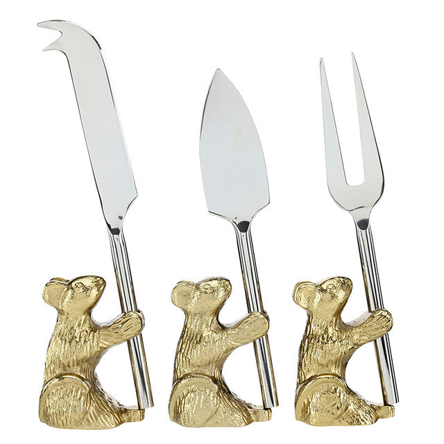 Mice Cheese Knives  (Set of 3) - Mildred Hoit