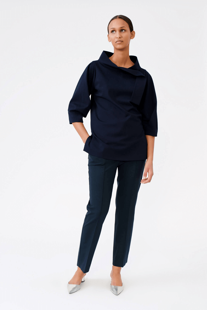 Wingate Penelope Pant in Navy - Mildred Hoit