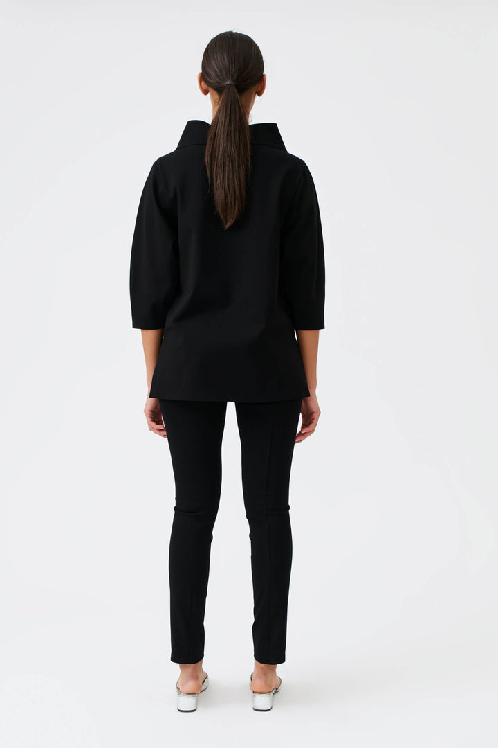 Wingate Teno Top in Black - Mildred Hoit